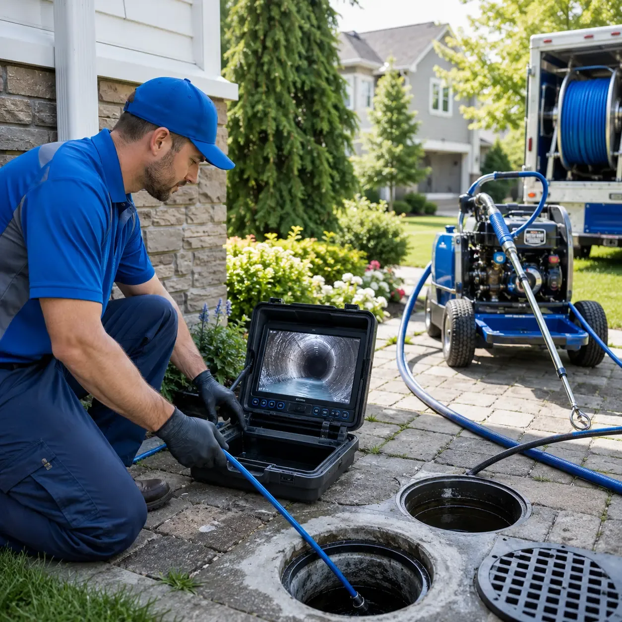 Outdoor drain cleaning professionals serving New Market, TN